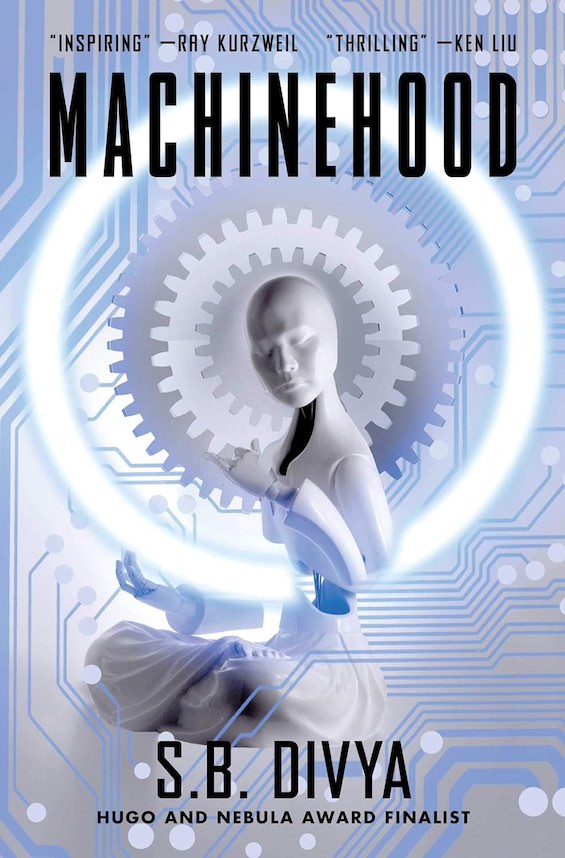 Cover image of "Machinehood," a fast-paced techno-thriller