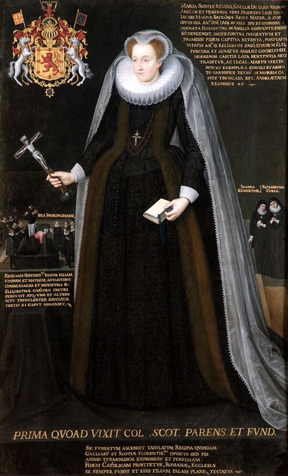Portrait of the Catholic martyr, Mary Queen of Scots