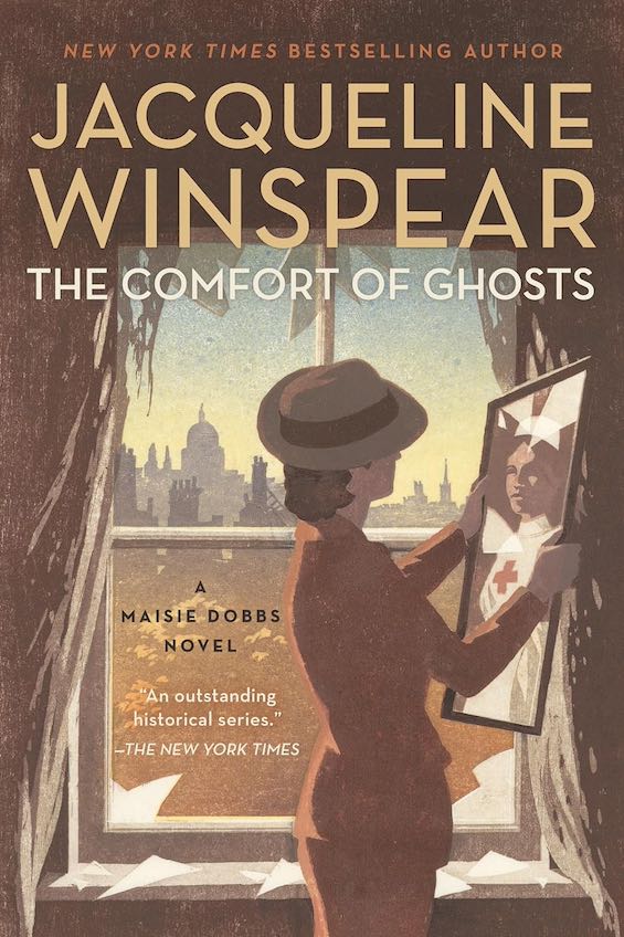 Cover image of "The Comfort of Ghosts," the final novel in a bestselling historical fiction series
