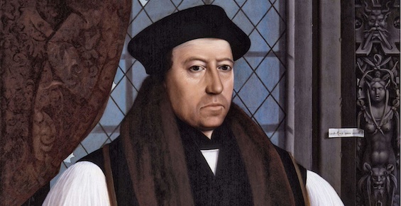 Painting of Archbishop Thomas Cranmer, a central figure in this fourth Matthew Shardlake mystery