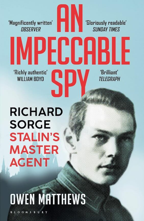 Cover image of "An Impeccable Spy," one of the 20 top nonfiction books about WWII