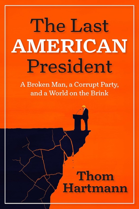 Front cover of "The Last American President," one of the top books about Donald Trump