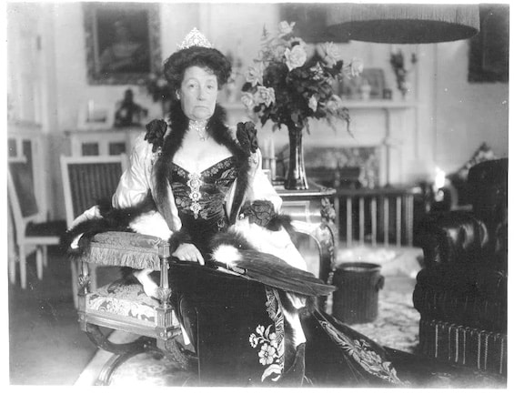 Photo of Mamie Fish, the subject of this Cover image of this biography of the Gilded Age