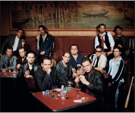 Photo of the PayPal Mafia, many of whom are prominent in Silicon Valley's partnership with Donald Trump
