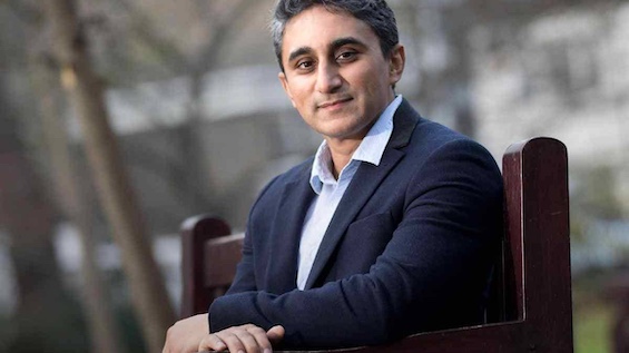 Photo of Vaseem Khan, author of this novel set in India's tumultuous far Northeast