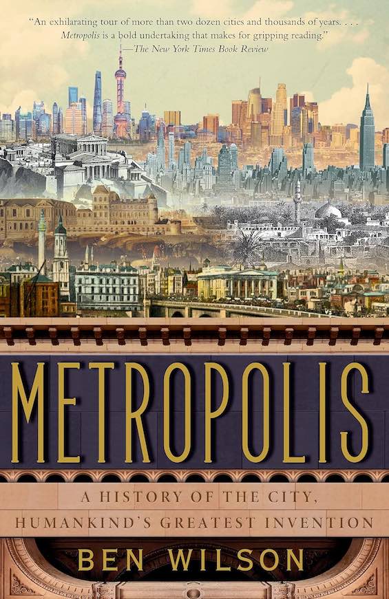 Cover image of "Metropolis," a study of cities in history