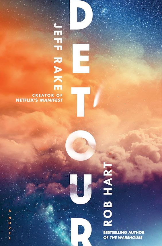 Cover image of "Detour," a novel about a mission to Saturn