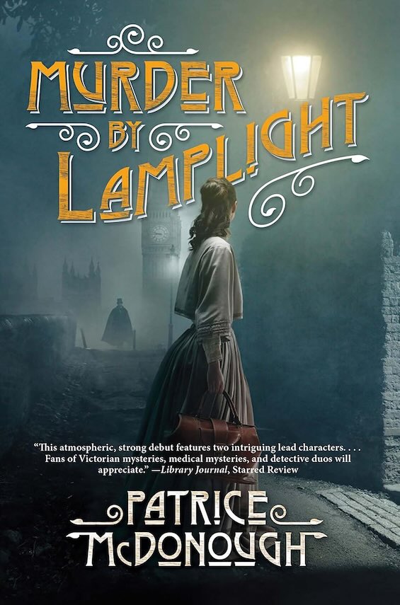 Cover image of "Murder by Lamplight," a novel about a Victorian serial killer