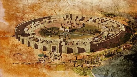 Image of the reconstruction of Abbasid Baghdad, one of the case studies in this book about learning from history