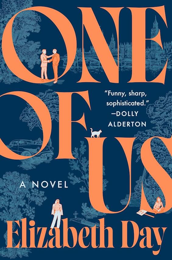 Cover image of "One of Us," which is British political satire
