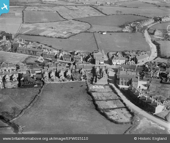 Aerial photo of an English village like the site of this "best Agatha Christie novel"