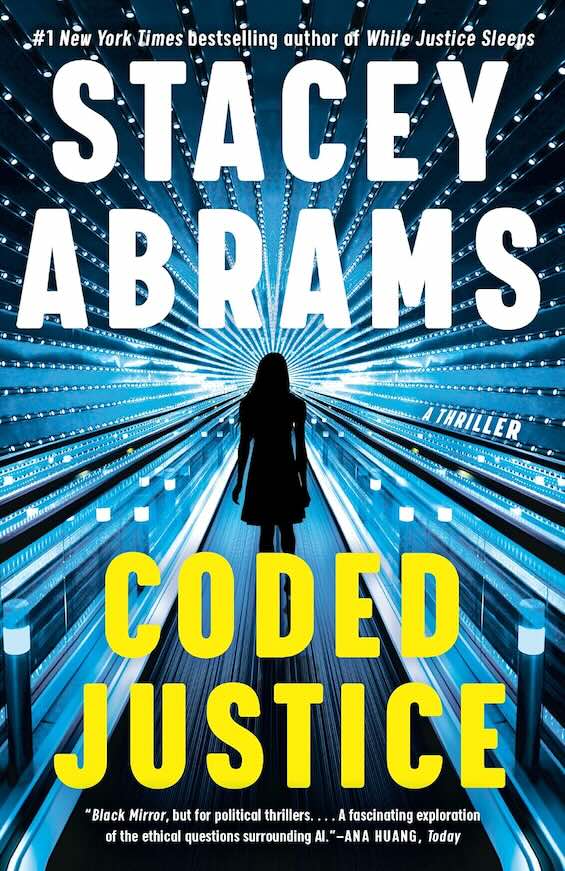 Cover image of "Coded Justice," a novel about an investigation into AI