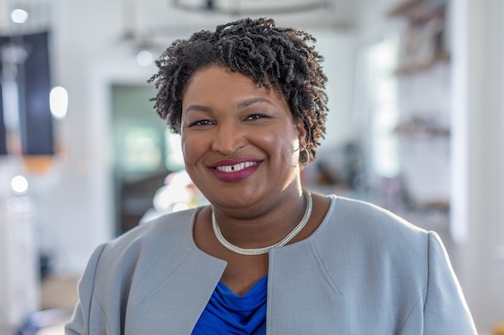 Photo of Stacey Abrams, author of this novel about an investigation into AI