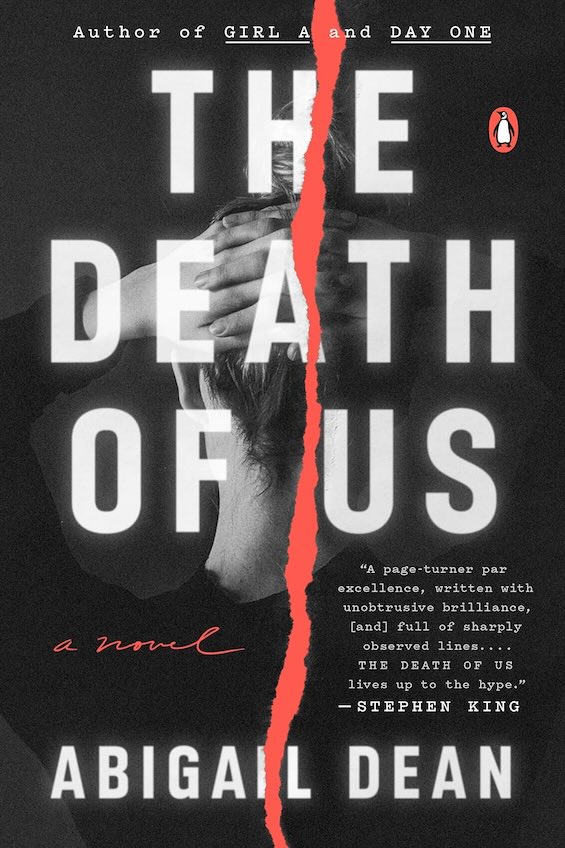 Cover image of "The Death of Us," one of the top mystery and thriller award winners