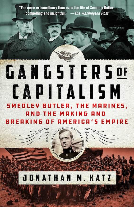Cover image of "Gangsters of Capitalism," a book about building the American Empire