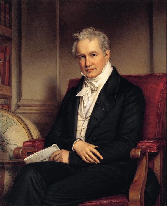 Portrait of Alexander von Humboldt, the man who invented ecology