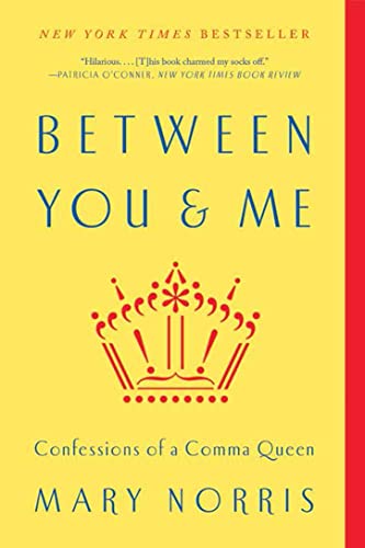 Cover image of "Between You and Me," one of the good books about dictionaries and language listed here