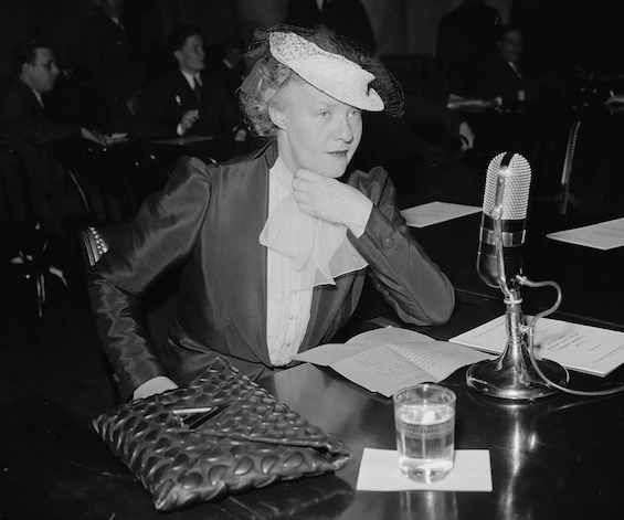 Photo of Dorothy Thompson, one of the most celebrated foreign correspondents on the 1930s and 40s