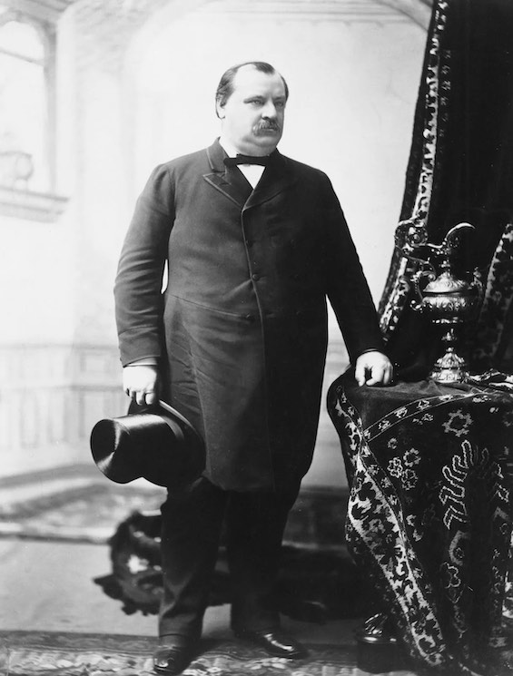 Photo of Grover Cleveland, the US President who used the military to suppress a strike by organized labor