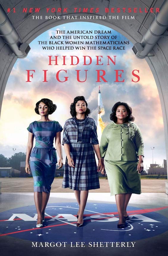 Cover image of "Hidden Figures," a book about Black women in the space race