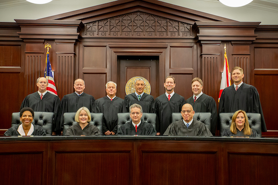 Image of sitting judges in Florida