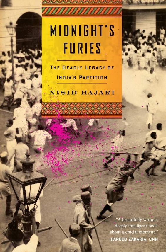 Cover image of "Midnight's Furies," a history of the Indian Partition