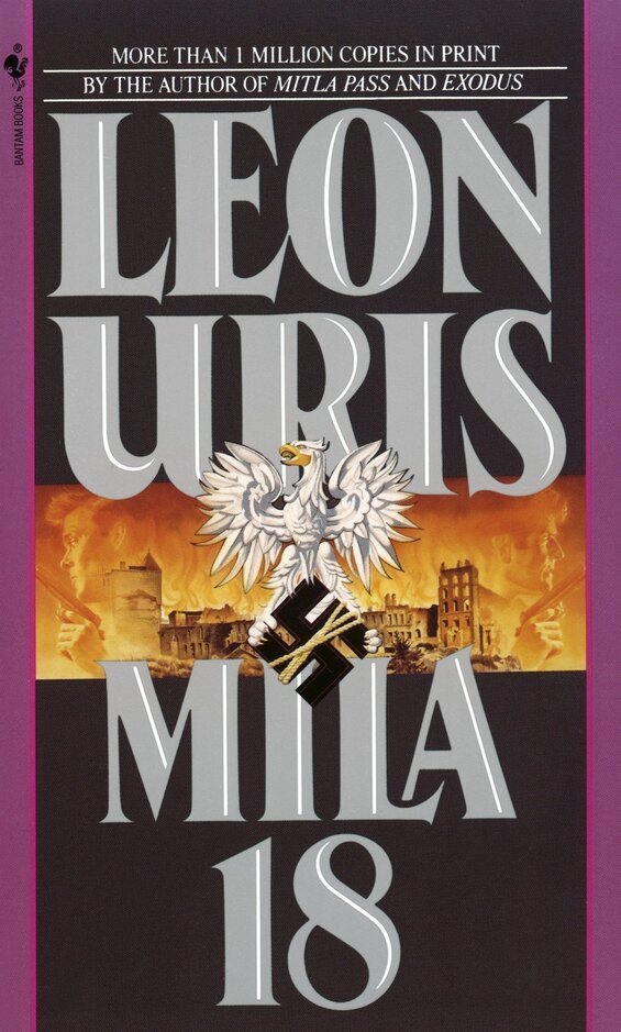 Cover image of "Mila 18," a novel of the Warsaw Ghetto Uprising