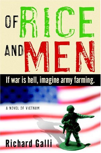 Cover image of "Of Rice and Men," a comical Vietnam war novel