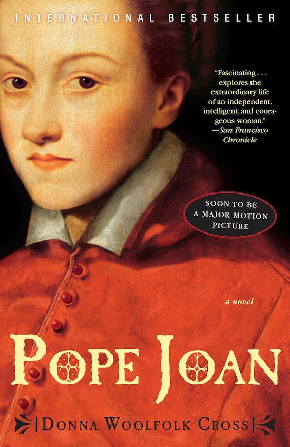 Cover image of "Pope Joan," a novel about a female Pope, one of the books about the Middle Ages