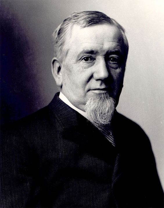 Photo of George Pullman, the "villain" in this book about organized labor