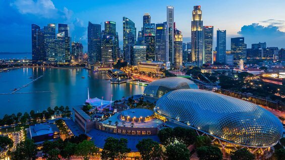 Image of the Singapore skyline today
