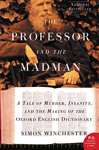 Cover image of "The Professor and the Madman," a book about the Oxford 
English Dictionary