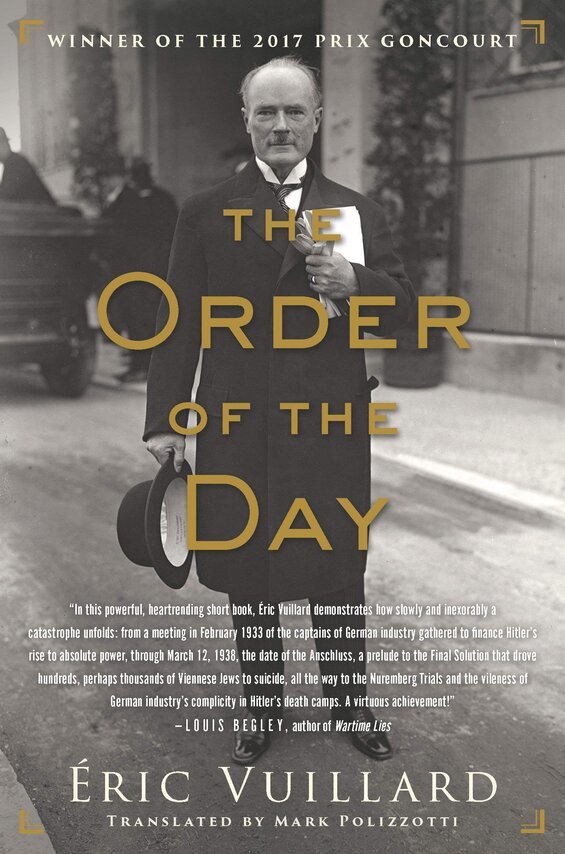 Cover image of "The Order of the Day," a book about the Anschluss with Austria