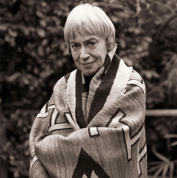 Photo of Ursula K. Le Guin, author of this novel about anarchism and capitalism