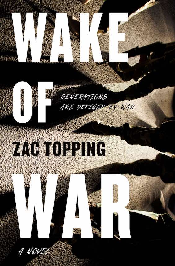 Cover image of "Wake of War," a great war novel