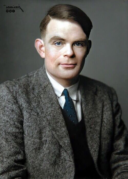 Image of Alan Turing, who conceived the first digital computer