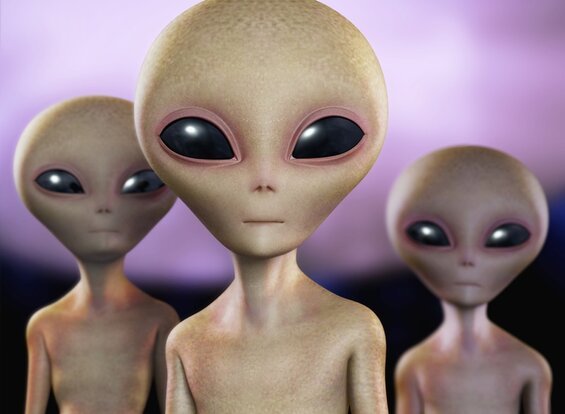 Image of "aliens" totally unlike those in this novella about First Contact with alien intelligence