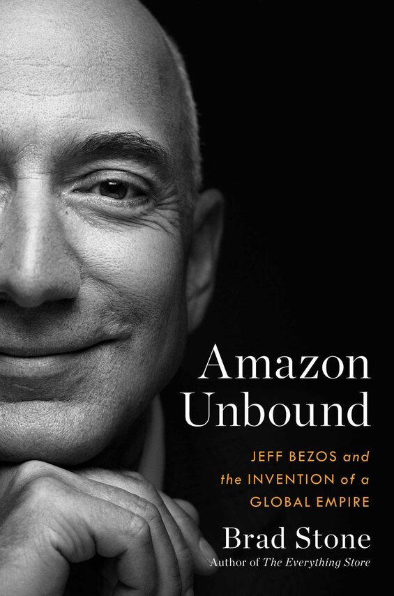 Cover image of "Amazon Unbound," a chapter in the Jeff Bezos story
