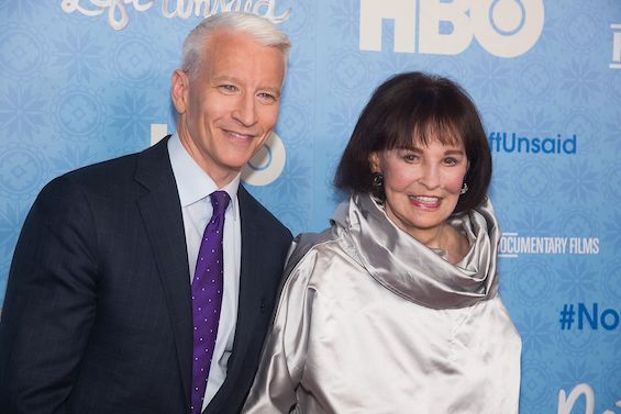 Image of Anderson Cooper and his mother, Gloria Vanderbilt, the last true example of the family that personified Gilded Age excess