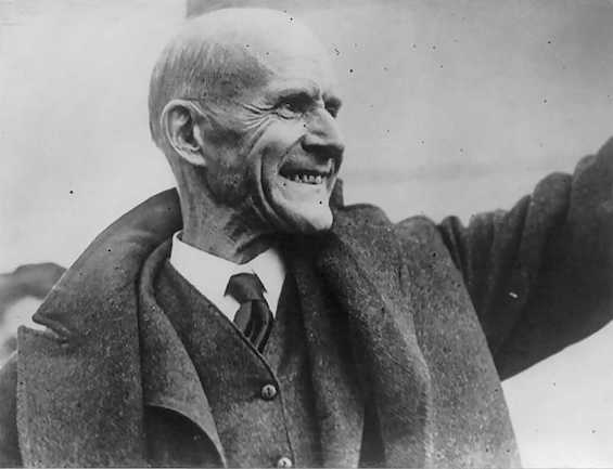 Photo of Eugene V. Debs, the "hero" in this book about organized labor 
