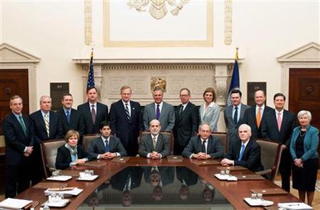 Photo of the Federal Reserve Board officials who instituted the easy money policies of the 2010s
