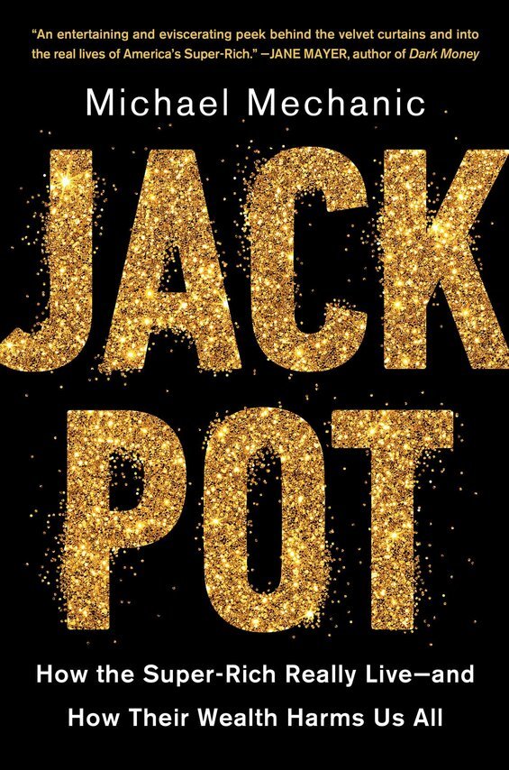 Cover image of "Jackpot," a book about the top 1%