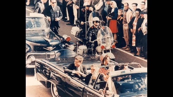Photo of JFK and Jacqueline Kennedy in Dallas shortly before the assassination that ended his life