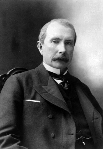 Image of John D. Rockefeller, a leading figure in this book 