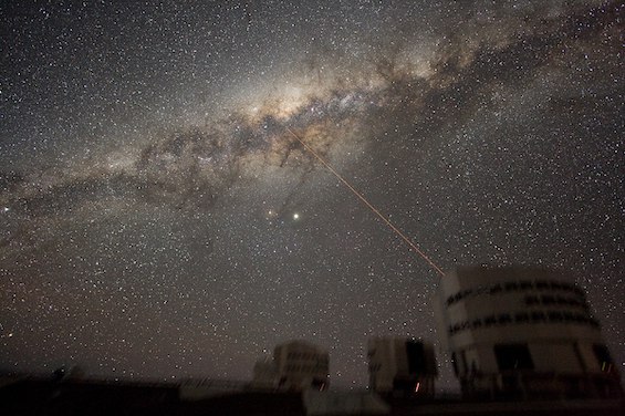 Image of the Milky Way, just one of the galaxies reached by humans in the Heechee series