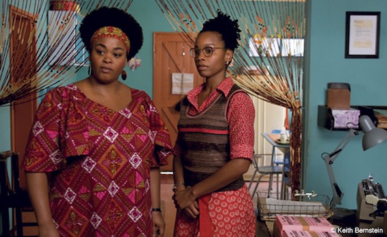 Photo of actresses playing the two #1 Ladies Detectives on television, the African detectives who are women