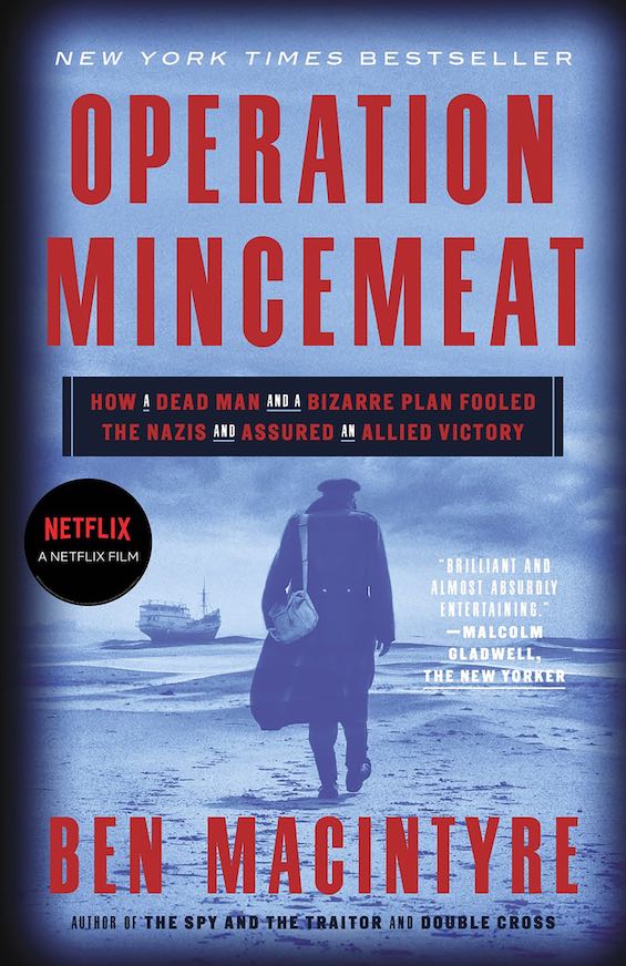 Cover image of "Operation Mincemeat," a book about deception in World War II