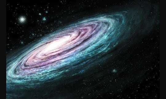 Image of the Milky Way, our first target in galactic exploration.