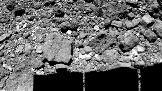 Image of he surface of the asteroid Ryugu, where this novel posits an asteroid mining mission in the near future