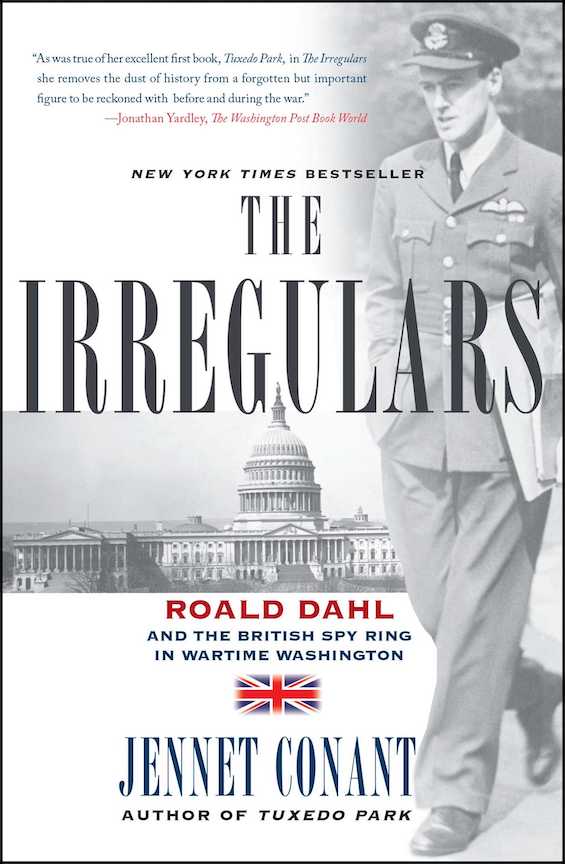 Cover image of "The Irregulars," a book about British spies in wartime Washington